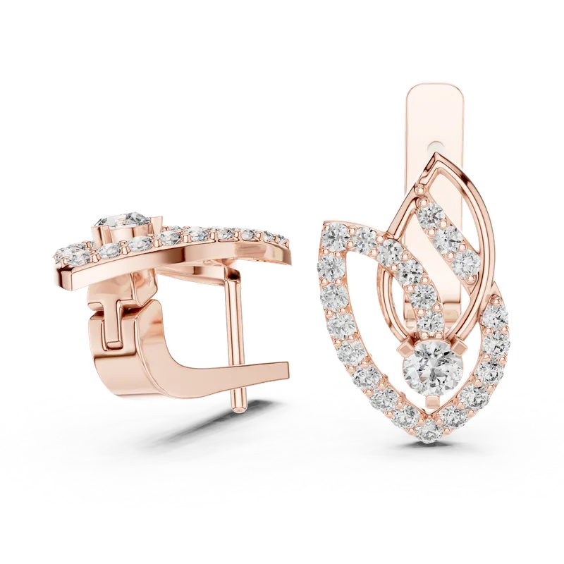 18K Gold Diamond Earrings – 0.546 ct (13) – Earrings by Ivanka & Co