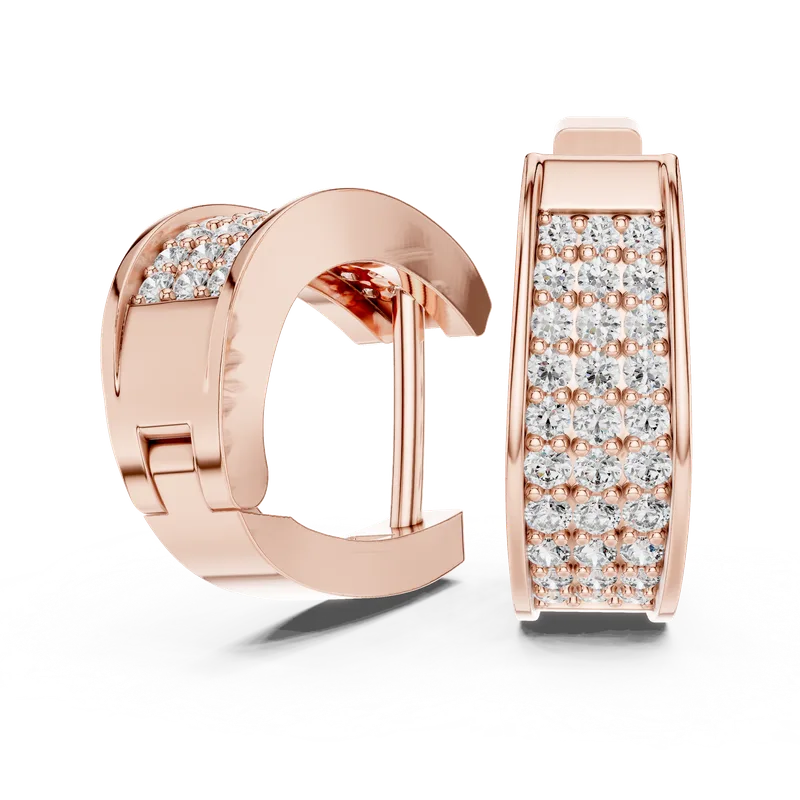 18K Gold Diamond Earrings – 0.694 ct (14) – Earrings by Ivanka & Co