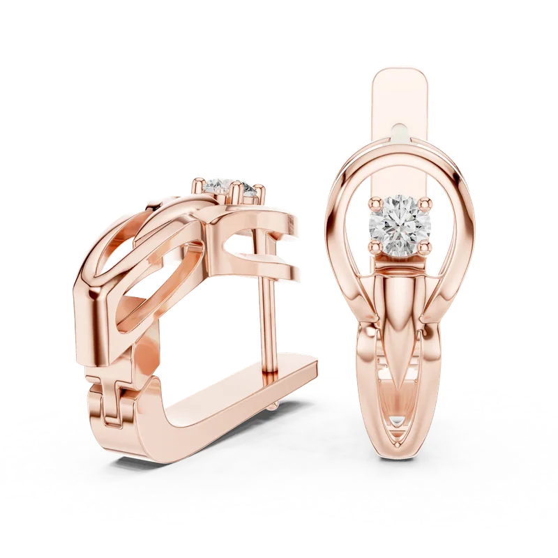 18K Gold Diamond Earrings – 0.18 ct (15) – Earrings by Ivanka & Co