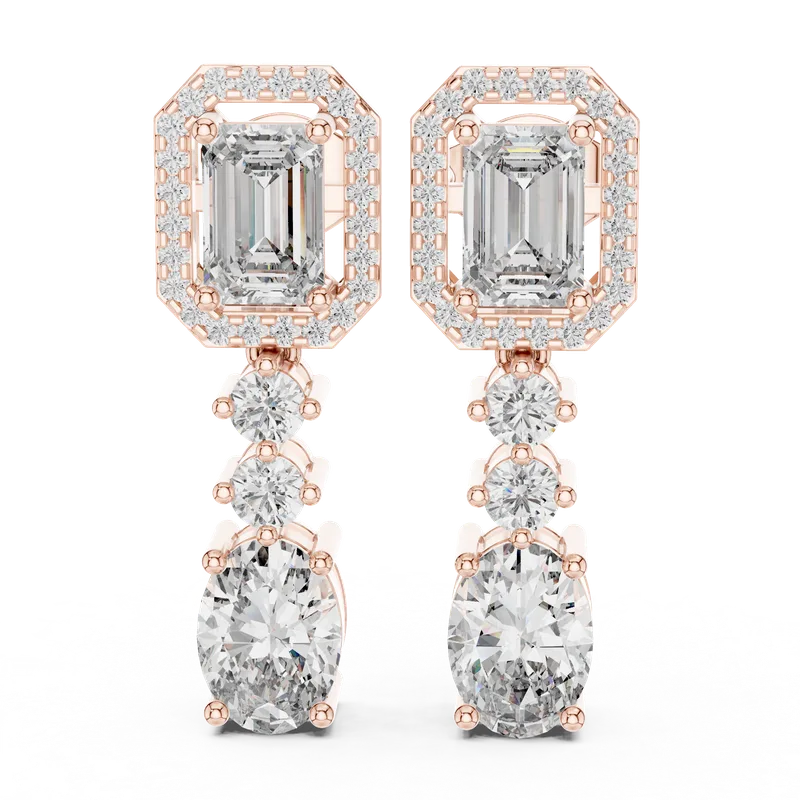 18K Gold Diamond Earrings – 3.03 ct (183) – Earrings by Ivanka & Co