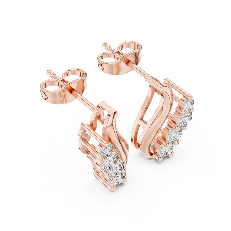 18K Gold Diamond Earrings – 0.608 ct (2) – Earrings by Ivanka & Co
