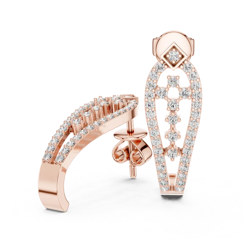 18K Gold Diamond Earrings – 0.502 ct (27) – Earrings by Ivanka & Co