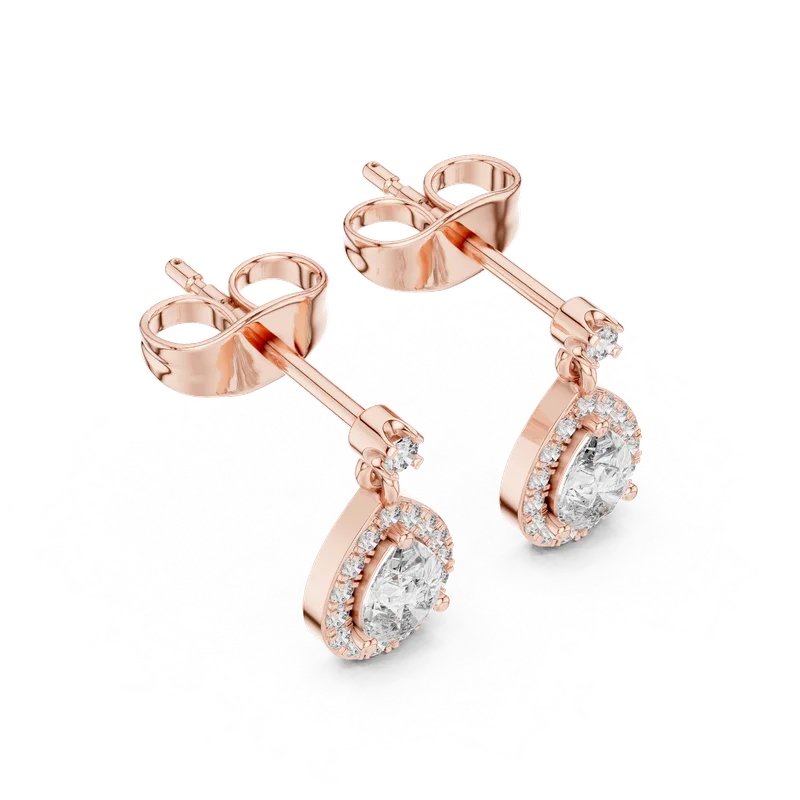 18K Gold Diamond Earrings – 0.144 ct (3#10004E_113_M) – Earrings by Ivanka & Co