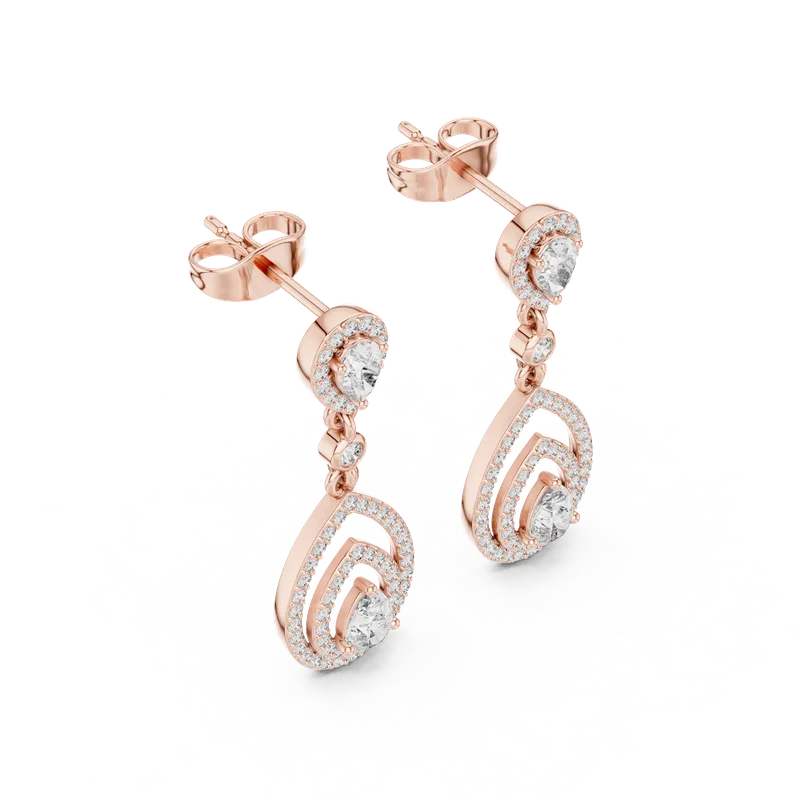 18K Gold Diamond Earrings – 0.544 ct (3#10007E_116_M) – Earrings by Ivanka & Co