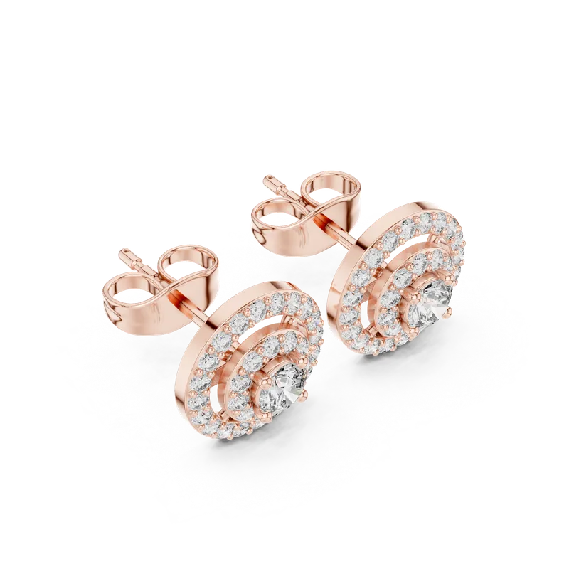 18K Gold Diamond Earrings – 0.592 ct (3#10008E_120_A_S) – Earrings by Ivanka & Co