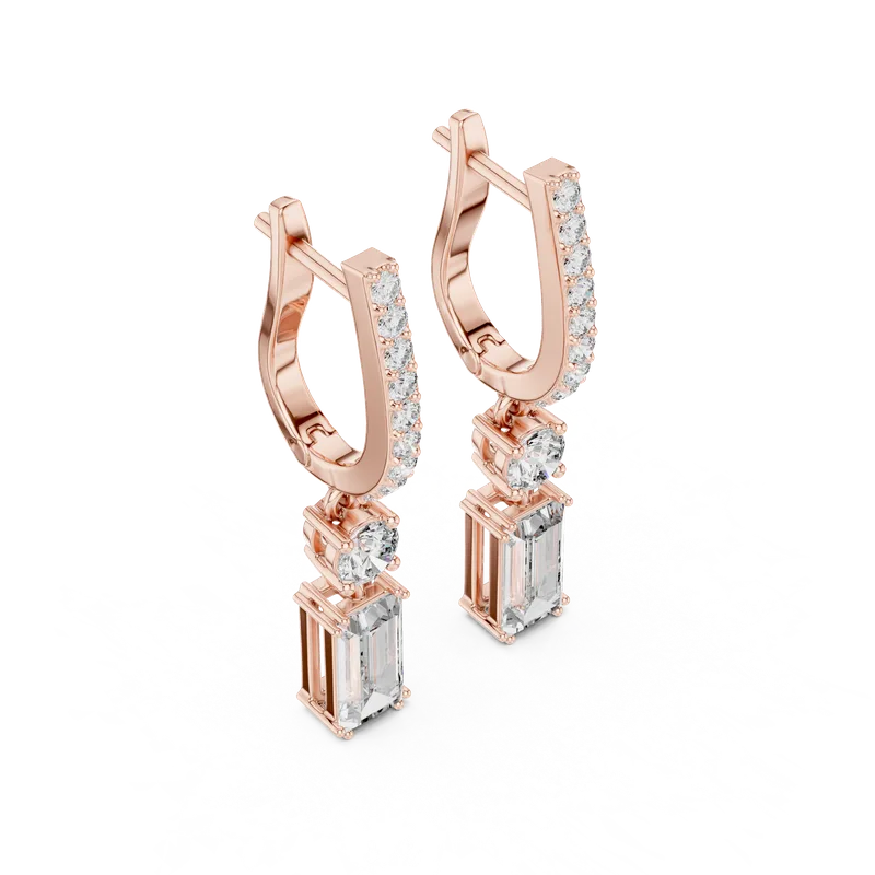 18K Gold Diamond Earrings – 0.324 ct (3#10012E_168_M) – Earrings by Ivanka & Co