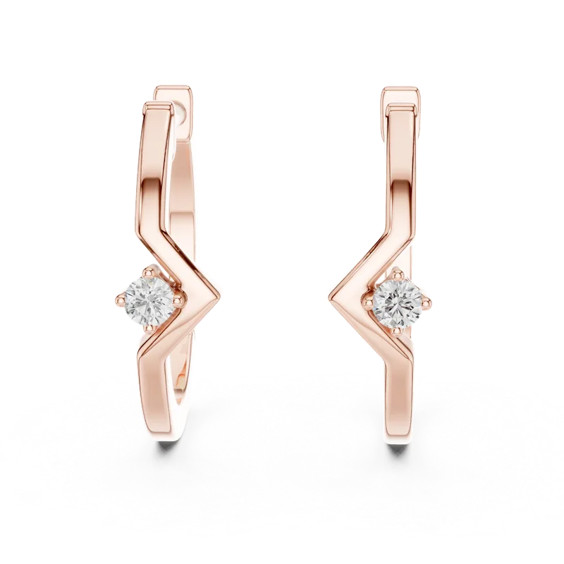 18K Gold Diamond Earrings – 0.04 ct (316) – Earrings by Ivanka & Co