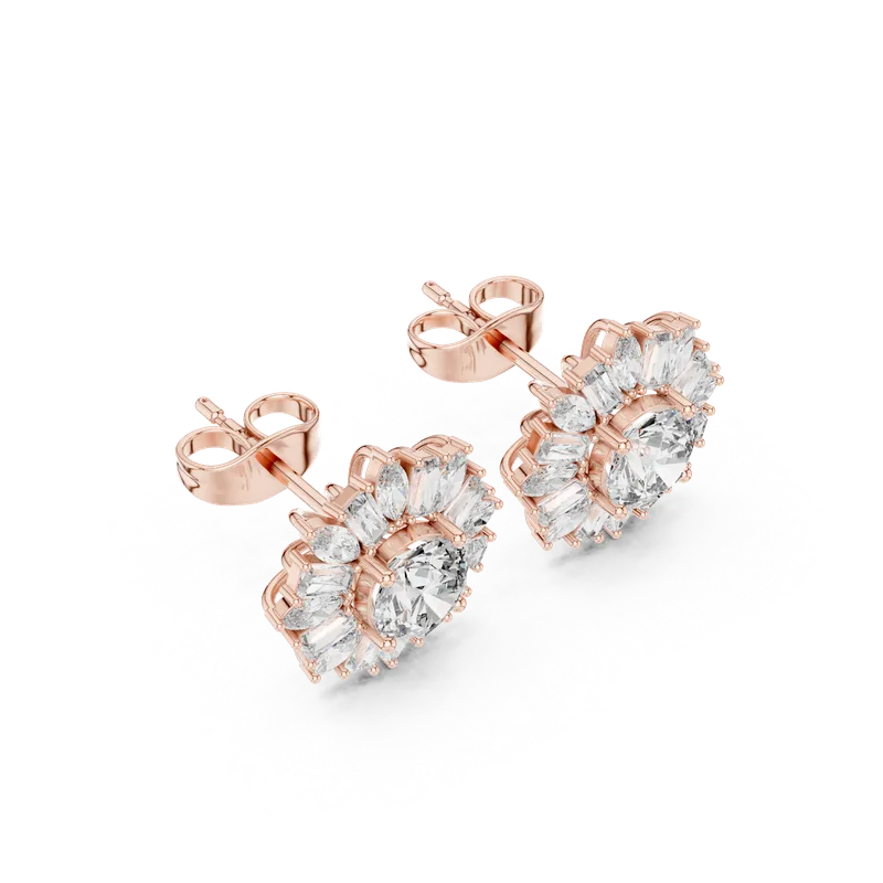 18K Gold Diamond Earrings – 1.99 ct (AER-45) – Earrings by Ivanka & Co