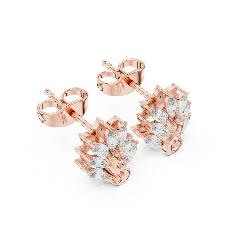 18K Gold Diamond Earrings (AGDER-288) – Earrings by Ivanka & Co