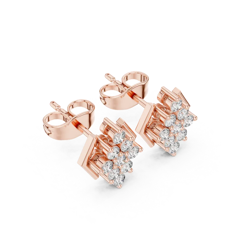 18K Gold Diamond Earrings (AGDER-304) – Earrings by Ivanka & Co