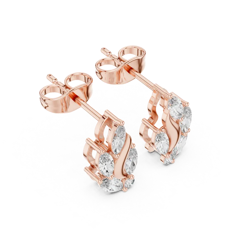 18K Gold Diamond Earrings (AGDER-343) – Earrings by Ivanka & Co