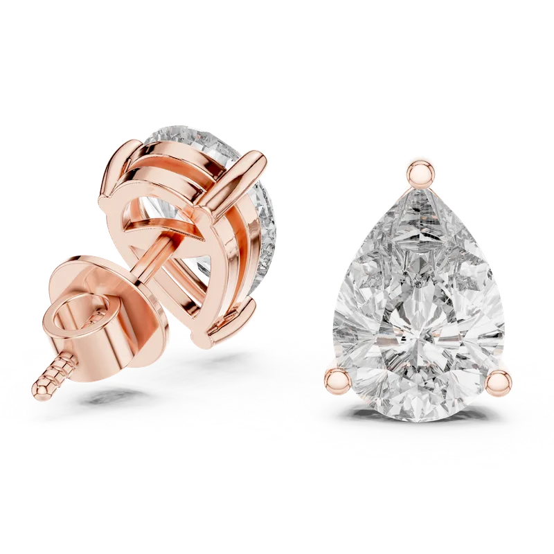18K Gold Diamond Earrings – 3.5 ct (ER-0002) – Earrings by Ivanka & Co