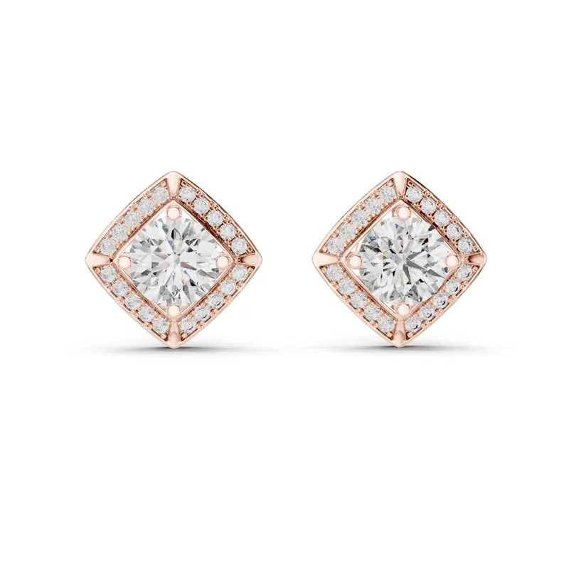 18K Gold Diamond Earrings – 2.98 ct (ER-0014) – Earrings by Ivanka & Co