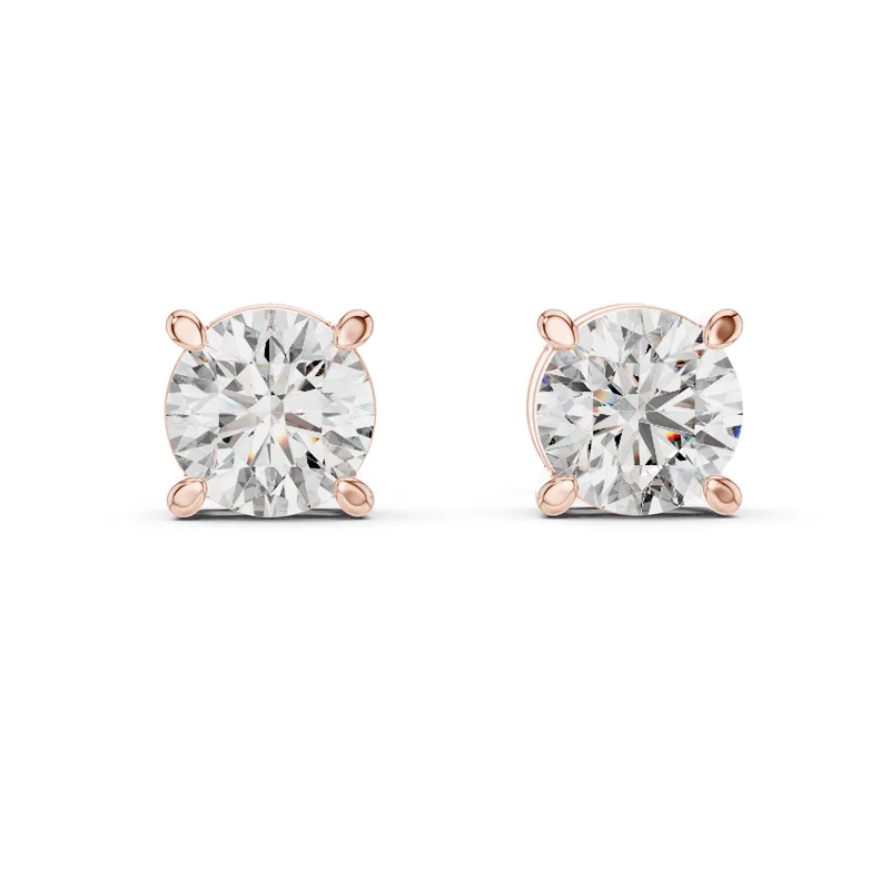 18K Gold Diamond Earrings – 2.5 ct (ER-0016) – Earrings by Ivanka & Co