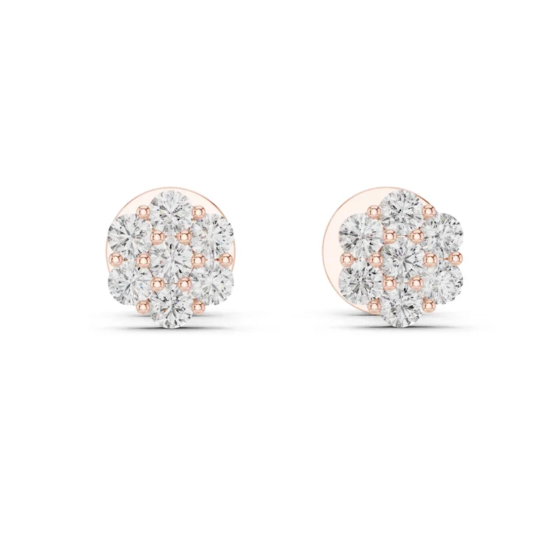 18K Gold Diamond Earrings – 0.42 ct (L2-27#10001E) – Earrings by Ivanka & Co