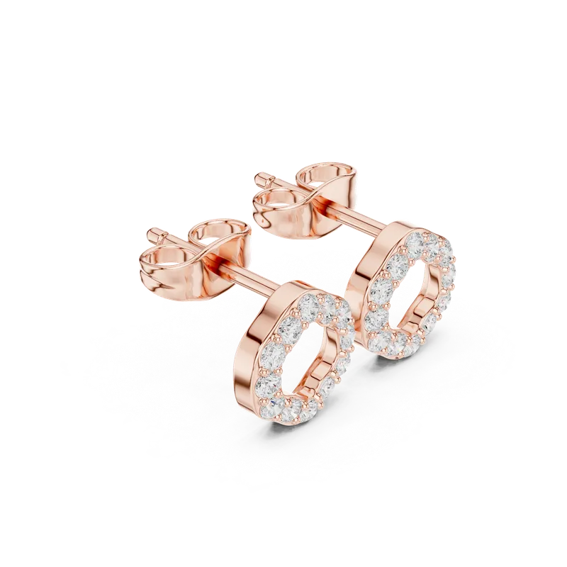 18K Gold Diamond Earrings (SBER-16) – Earrings by Ivanka & Co