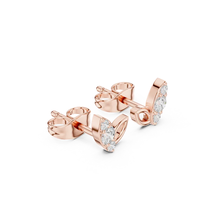18K Gold Diamond Earrings (SBER-17) – Earrings by Ivanka & Co