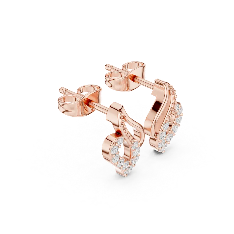 18K Gold Diamond Earrings (SBER-22) – Earrings by Ivanka & Co