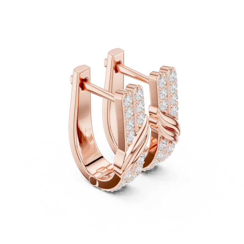 18K Gold Diamond Earrings (SBER-23) – Earrings by Ivanka & Co