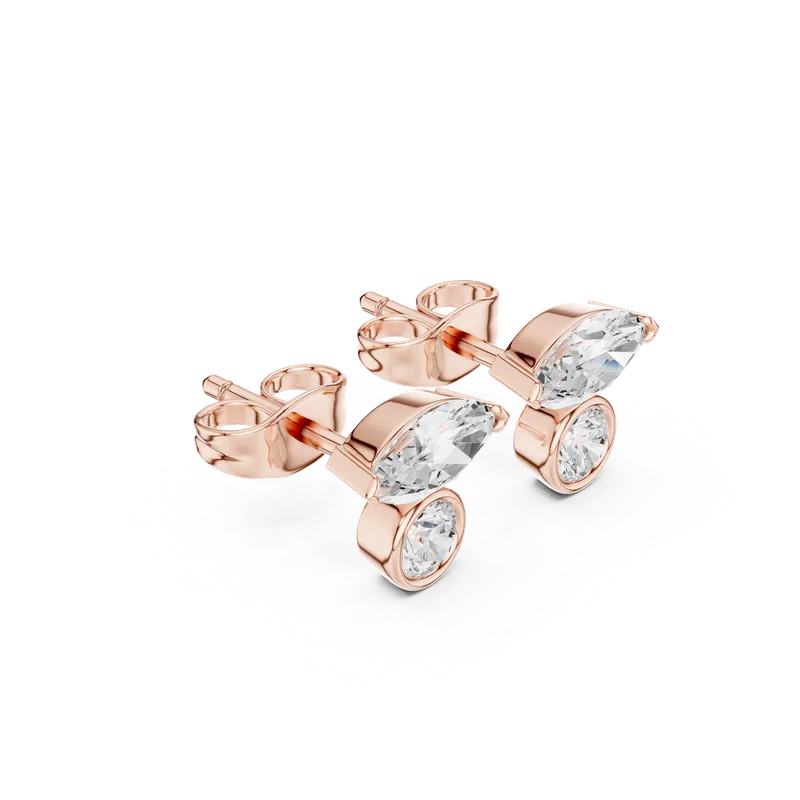 18K Gold Diamond Earrings (SBER-30) – Earrings by Ivanka & Co
