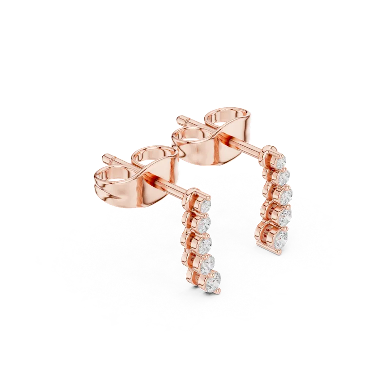 18K Gold Diamond Earrings (SBER-32) – Earrings by Ivanka & Co