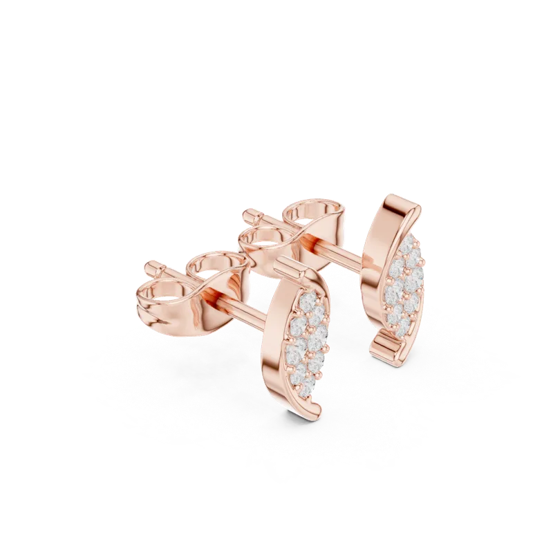 18K Gold Diamond Earrings (SBER-43) – Earrings by Ivanka & Co