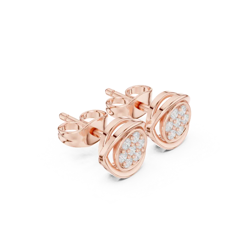18K Gold Diamond Earrings (SBER-44) – Earrings by Ivanka & Co