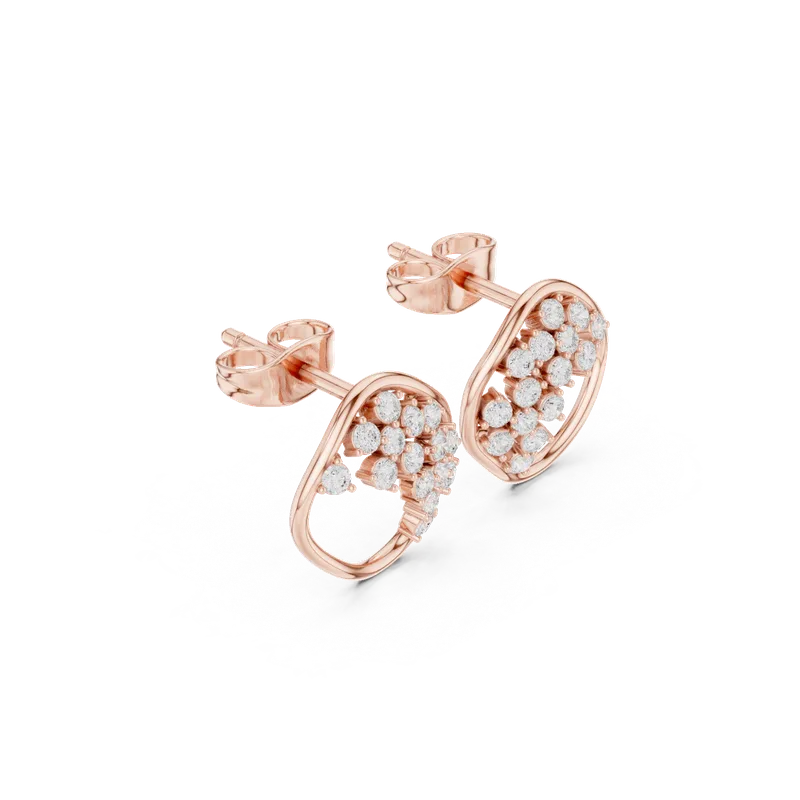 18K Gold Diamond Earrings (SBER-45) – Earrings by Ivanka & Co