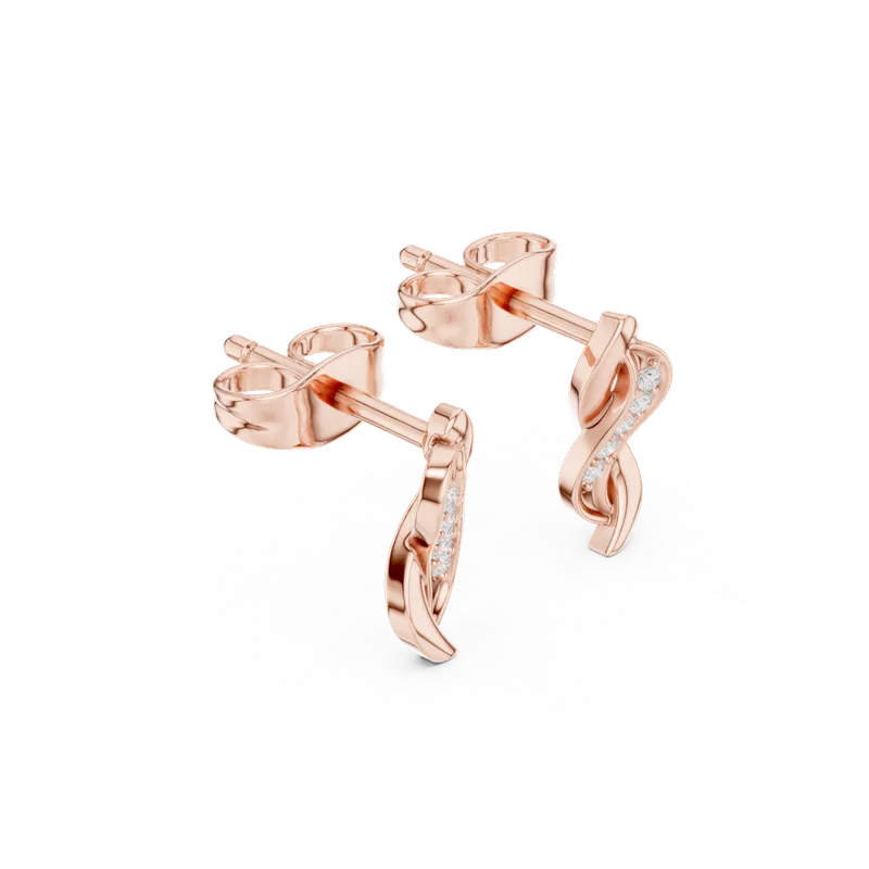 18K Gold Diamond Earrings (SBER-46) – Earrings by Ivanka & Co