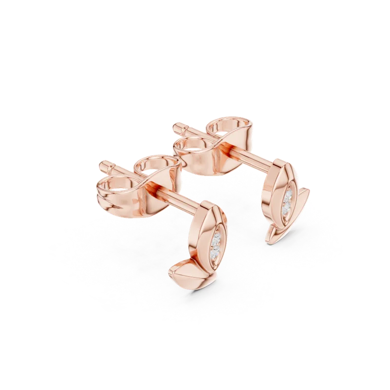 18K Gold Diamond Earrings (SBER-47) – Earrings by Ivanka & Co