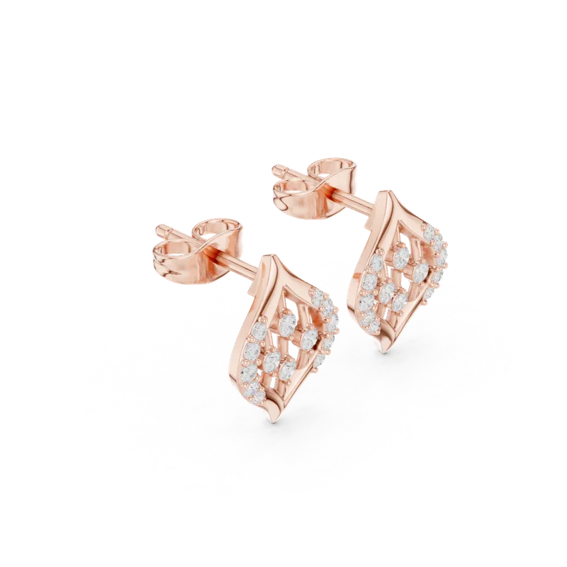 18K Gold Diamond Earrings (SBER-49) – Earrings by Ivanka & Co