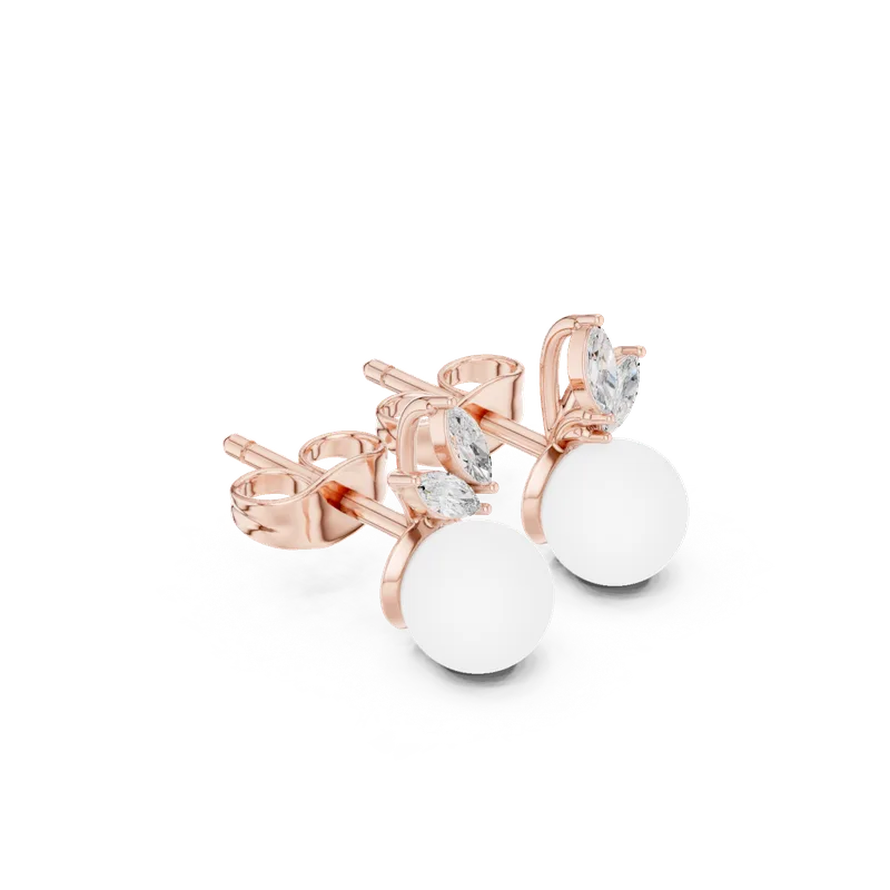 18K Gold Diamond Earrings (SBER-50) – Earrings by Ivanka & Co