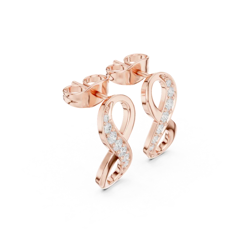 18K Gold Diamond Earrings (SBER-51) – Earrings by Ivanka & Co