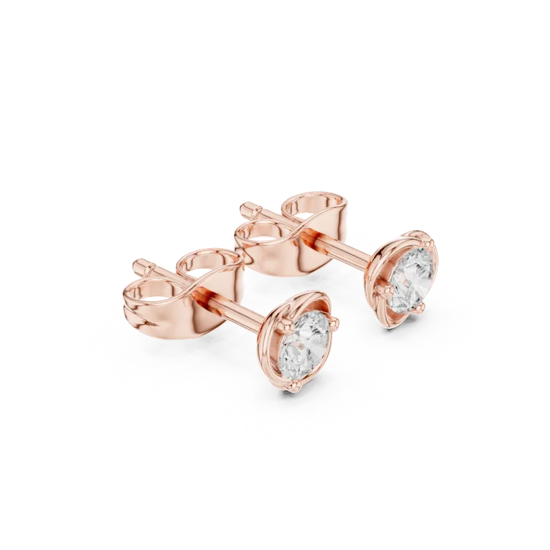 18K Gold Diamond Earrings (SBER-53) – Earrings by Ivanka & Co