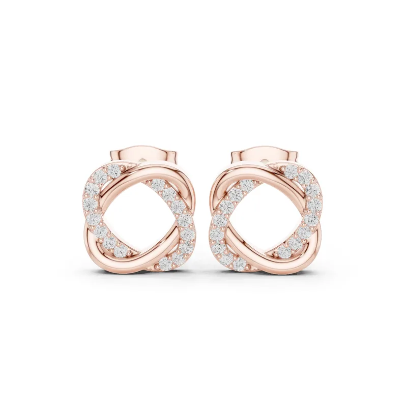 18K Gold Diamond Earrings (SBER-9) – Earrings by Ivanka & Co